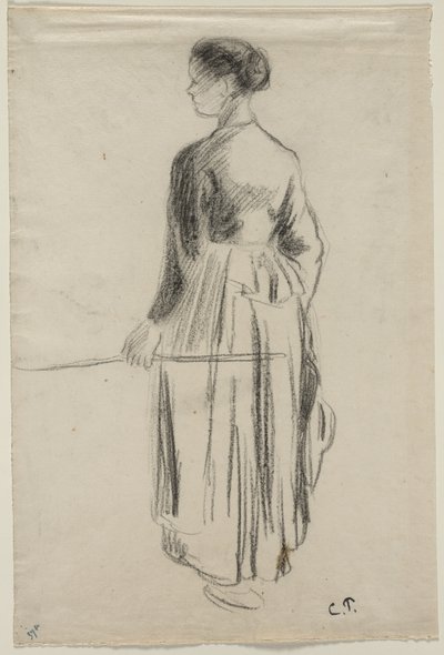 A Vaqueira, Eragny de Camille Pissarro