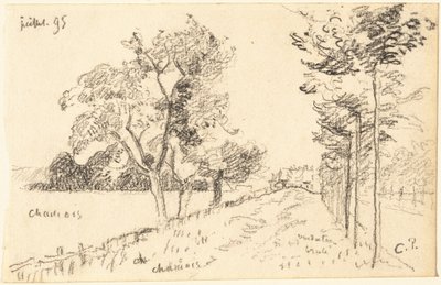 A entrada da garagem de Camille Pissarro