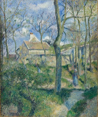 O caminho para Les Pouilleux, Pontoise de Camille Pissarro