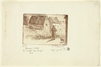O regresso do pastor de Camille Pissarro