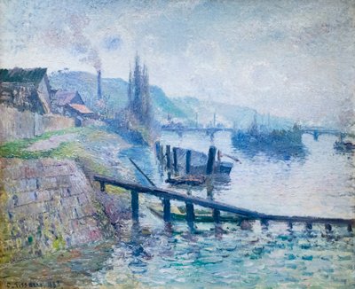 A colina de Santa Catarina em Rouen de Camille Pissarro