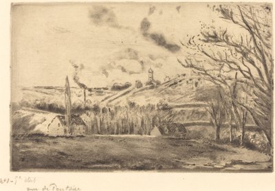 Vista de Pontoise de Camille Pissarro