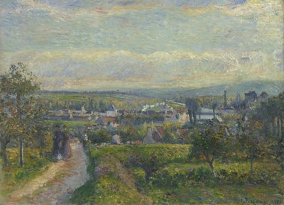 Vista de Saint-Ouen-L&39;Aumone de Camille Jacob Pissarro