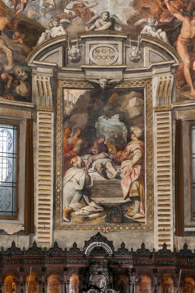 Lamentação de Cristo (fresco) de Camillo Procaccini