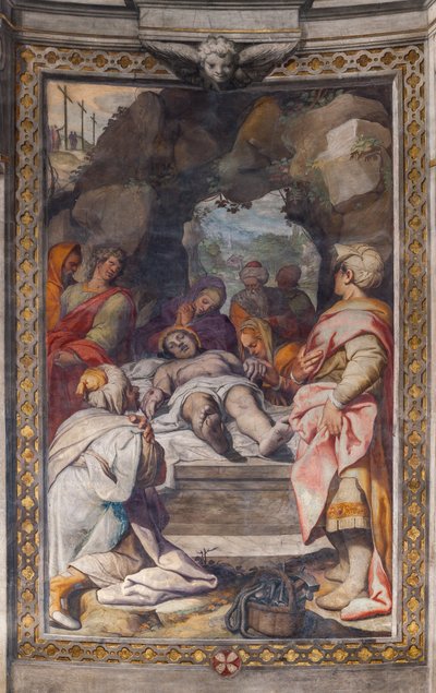 Lamentação de Cristo (fresco) de Camillo Procaccini