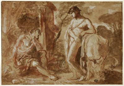 Mercúrio e Argus de Camillo Procaccini