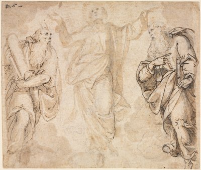 A Transfiguração anterior, c. 1590 de Camillo Procaccini