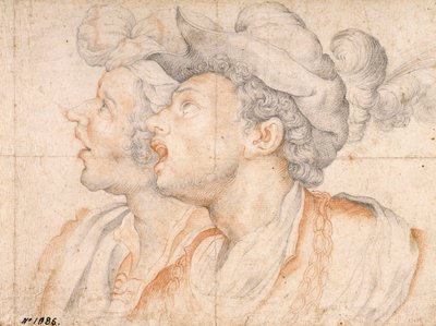 Dois jovens chefes, ca 1590 de Camillo Procaccini