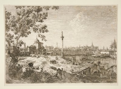 Vista Imaginária de Pádua, da série Vedute (Views) de Canaletto (Giovanni Antonio Canal)