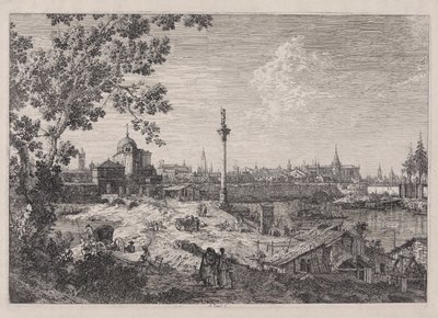 Vista Imaginária de Pádua, da série Vedute (Vistas) de Canaletto (Giovanni Antonio Canal)