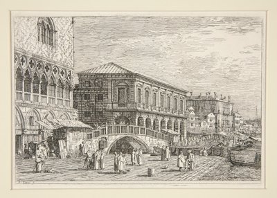 Le Preston, V., (A Prisão, Veneza]), da série Vedute (Vistas) de Canaletto (Giovanni Antonio Canal)