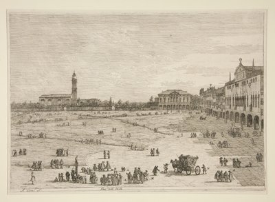 Pr? della Valle, da série Vedute (Vistas) de Canaletto (Giovanni Antonio Canal)
