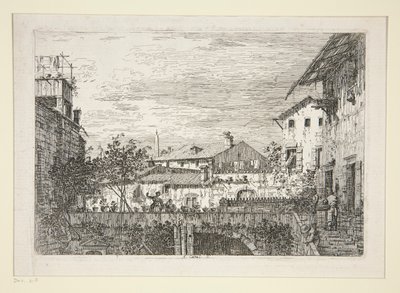 O Terraço, da série Vedute (Vistas) de Canaletto (Giovanni Antonio Canal)