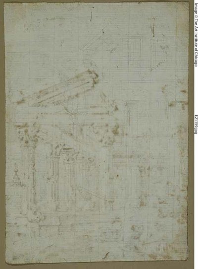 Esboços arquitetônicos de Canaletto