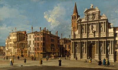 Campo Santa Maria Zobenigo, Veneza, década de 1730. de Giovanni Antonio Canal