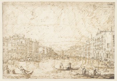 Grande Canal em Veneza de Canaletto