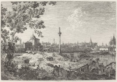 Vista Imaginária de Pádua, c. 17351746. de Canaletto