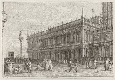 A livraria. V. [superior esquerdo] de Canaletto