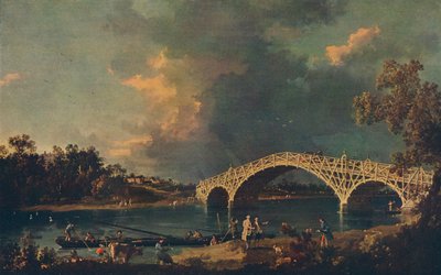 Ponte velha de Walton, 1754 de Giovanni Antonio Canal