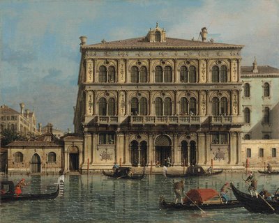 Palazzo Vendramin-Calergi, no Grande Canal, Veneza de Canaletto