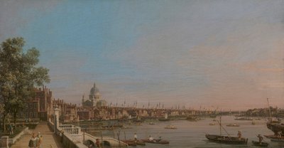 A cidade perto do Terraço da Casa de Somerset de Canaletto