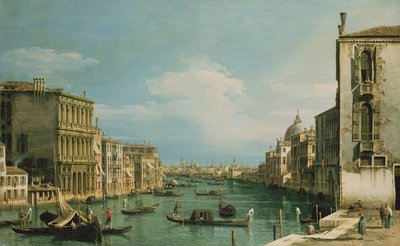 O Grande Canal de Veneza, olhando para o leste a partir do Campo di San Vio de Giovanni Antonio Canal