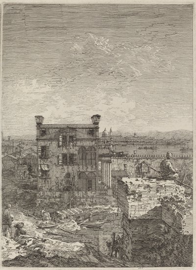 A casa com o peristilo de Canaletto
