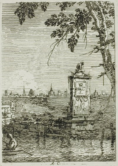 O Pequeno Monumento, de Vedute de Canaletto