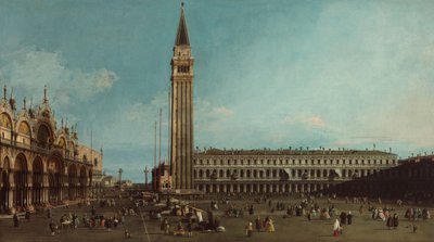 A Piazza San Marco, Veneza de Canaletto