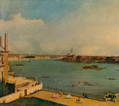 O Tamisa da casa de Richmond, 1746 de Giovanni Antonio Canal