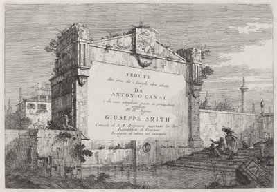Placa de título de Canaletto
