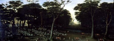 Acampamento argentino em frente a Itapiru de Candido Lopez