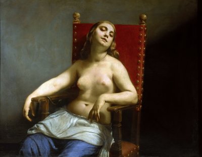 A Morte de Cleópatra, 1660. de Canlassi