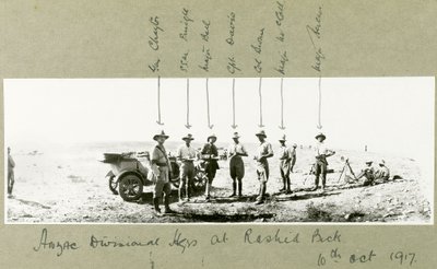 Sede Divisional da ANZAC em Rashid Beck, outubro de 1917 de Capt. Arthur Rhodes