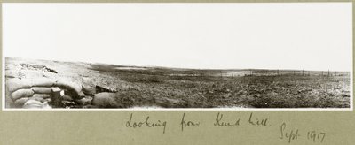 Olhando de Kurd Hill, setembro de 1917 de Capt. Arthur Rhodes