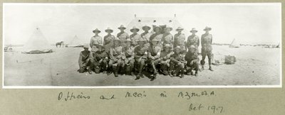Oficiais e graduados em NZMAA, outubro de 1917 de Capt. Arthur Rhodes