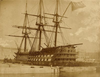 H.M.S. Duque de Wellington de Capt. Linnaeus Tripe