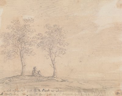 Uma Amoreiras perto do Grande Portão do Mosteiro de Santo Agostinho de Capt. Thomas Hastings