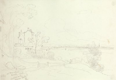 Em Newnham Looking on the Severn Eastward, Março de 1848 de Capt. Thomas Hastings