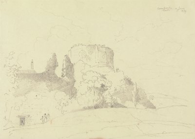Castelo de Carisbrooke, Ilha de Wight de Capt. Thomas Hastings