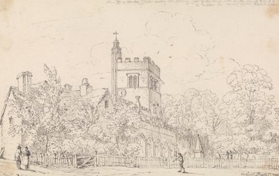 Igreja de Cheshunt, 23 de Maio de 1814 de Capt. Thomas Hastings