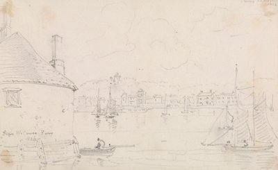 Cowes, de West Cowes Ferry, 22 de Março de 1826 de Capt. Thomas Hastings