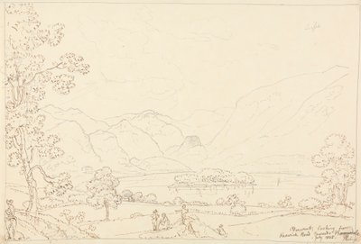 Derwent Looking towards Borrowdale, Julho de 1835 de Capt. Thomas Hastings