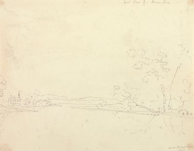 Vista Distante de Beaulieu, Hampshire de Capt. Thomas Hastings