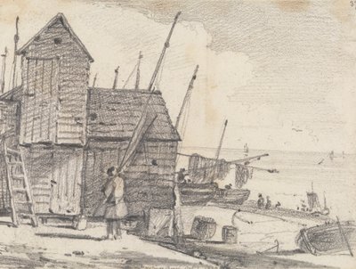 Hastings Beach, 7 de Outubro de 1820 de Capt. Thomas Hastings