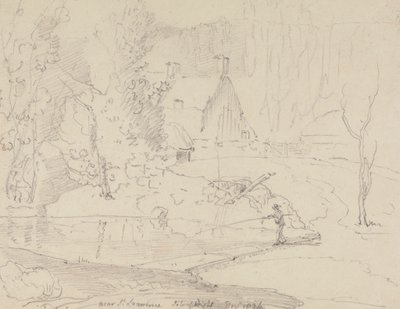 Perto de Saint Lawrence, Isle of Wight, Dezembro de 1826 de Capt. Thomas Hastings