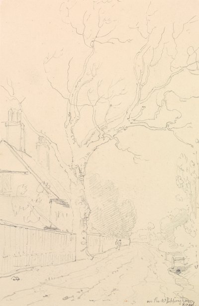 Na estrada de Whippingham, Ilha de Wight de Capt. Thomas Hastings