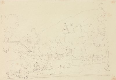 Esboço de Casas de Campo nas Árvores de Capt. Thomas Hastings