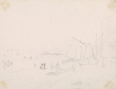 Esboço de uma Cena de Praia, Hastings de Capt. Thomas Hastings