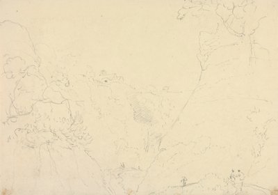 Esboço de uma Estrada numa Ravina de Capt. Thomas Hastings